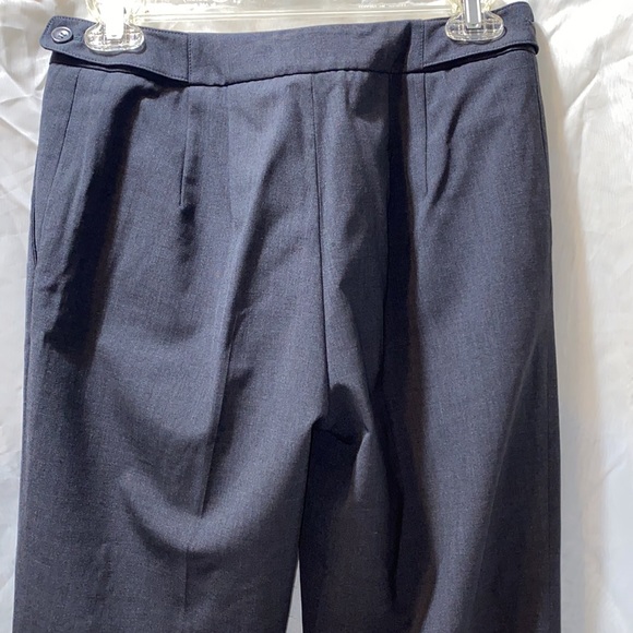 ANN TAYLOR CUFFED CHARCOAL GREY DRESS PANTS SZ 2P - Picture 7 of 16